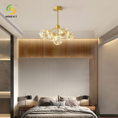 Đèn trần pha lê LED trang trí sáng tạo H370mm cho phòng khách phòng ngủ