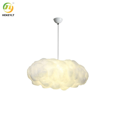 Đèn LED dệt đám mây hình mặt dây chuyền hiện đại Đèn sáng tạo bóng đèn E26