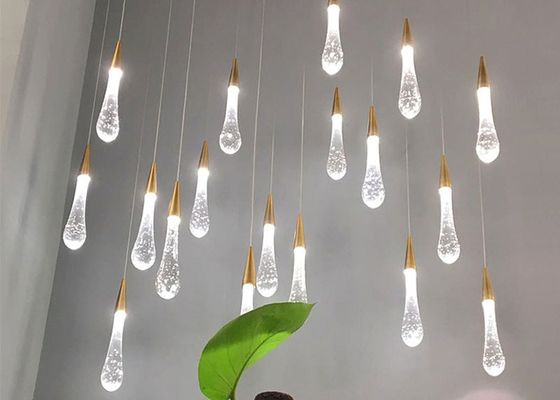 Đèn thả pha lê LED hiện đại cho quầy bar nhà hàng sáng tạo